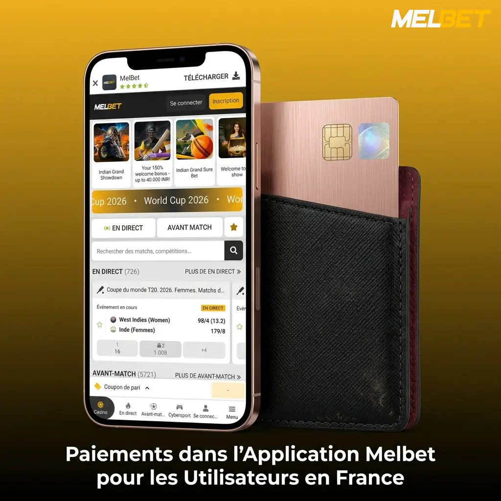 Méthodes de paiement Melbet en France : Skrill, Neteller, crypto et virement bancaire disponibles dans l'appli